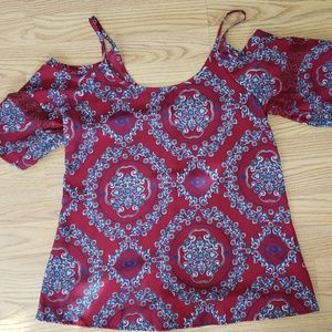 Wet Seal Cold Shoulder Top